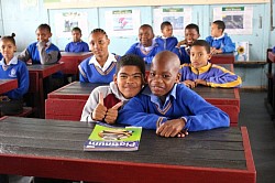 Lyle Foster gives back