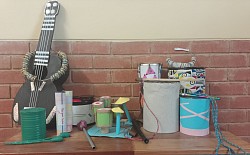 Inspiring young musicians with unique, colorful DIY instruments.